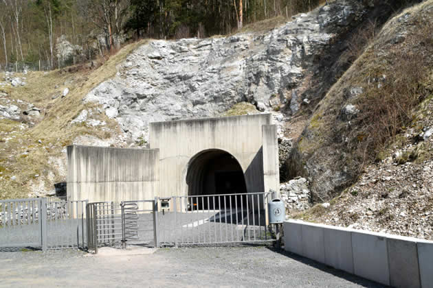 Entrada a los túneles de Dora-Mittelbau