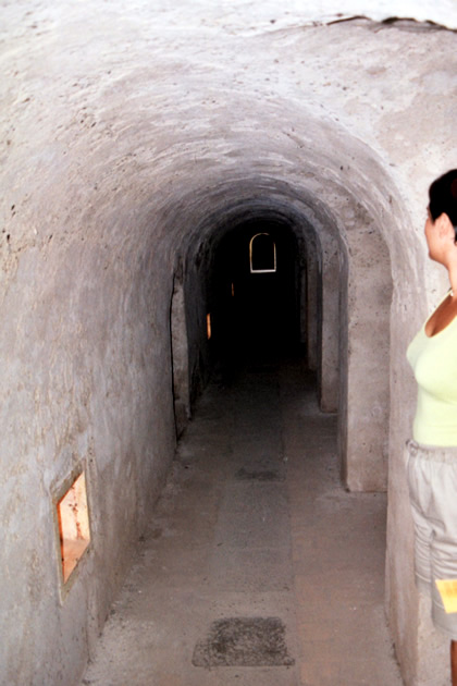 Túnel de conexión en la Kleinen Festung