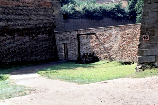 Zona de ejecución en la Kleinen Festung