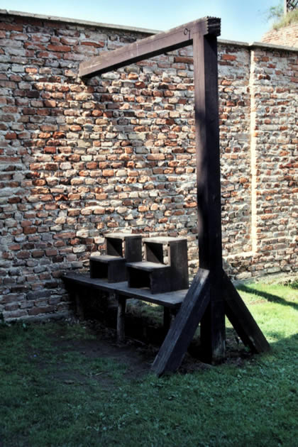 Zona de ejecución de la Kleinen Festung