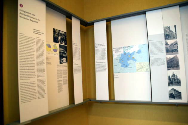 Detalle de la exposición histórica