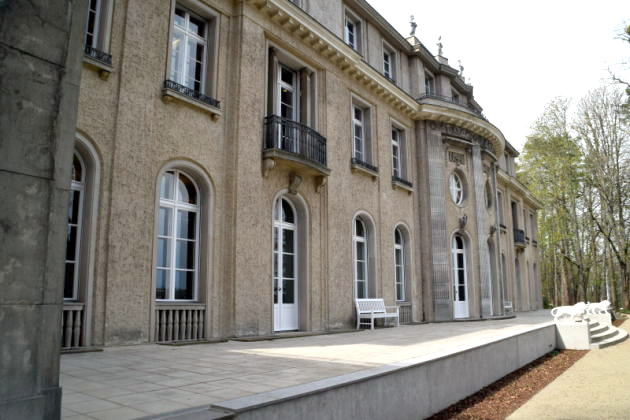 Fachada trasera de la Casa de la Conferencia de Wannsee