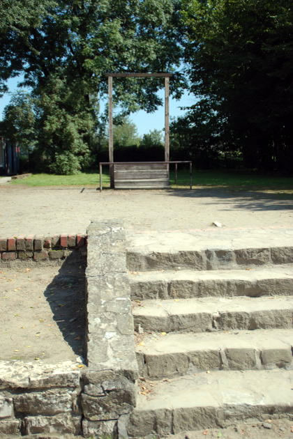 Patíbulo donde fue ahorcado Rudolf Höss, comandante de Auschwitz